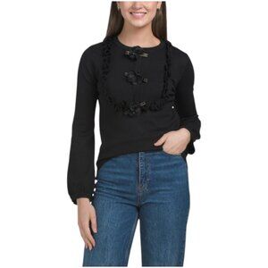 NANCY YANG Floral Sweater